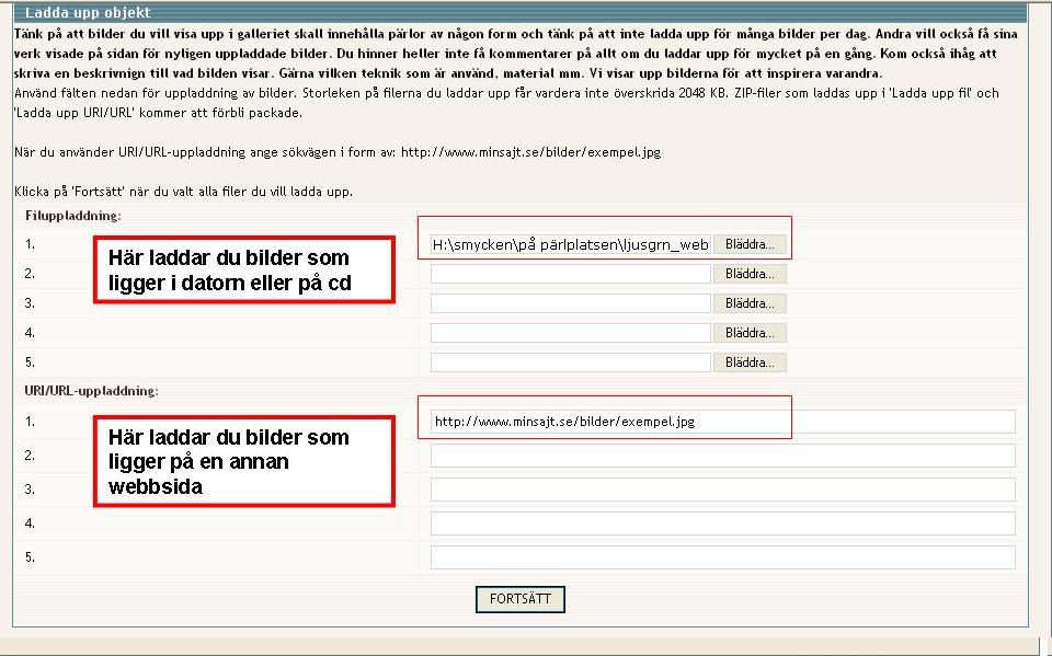 Brja med att vlja bild att ladda upp.